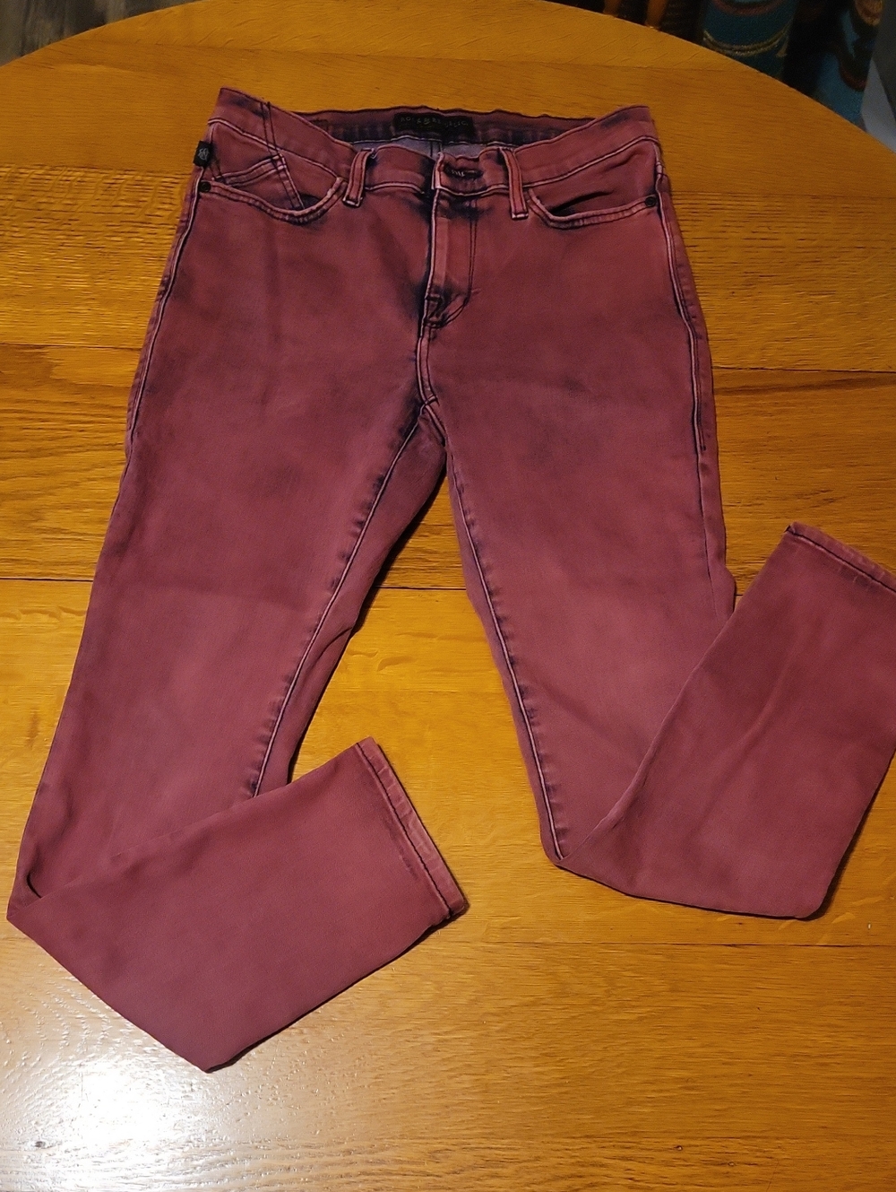 Rock & Republic Skinny Jeans in Mauve